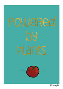 Plant powered digital art print