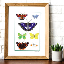 Load image into Gallery viewer, Rainbow of butterflies digital print