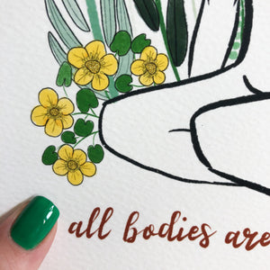 Body positive Art Print